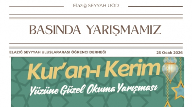Basında Kur'an-ı Kerim Güzel Okuma Yarışmamız